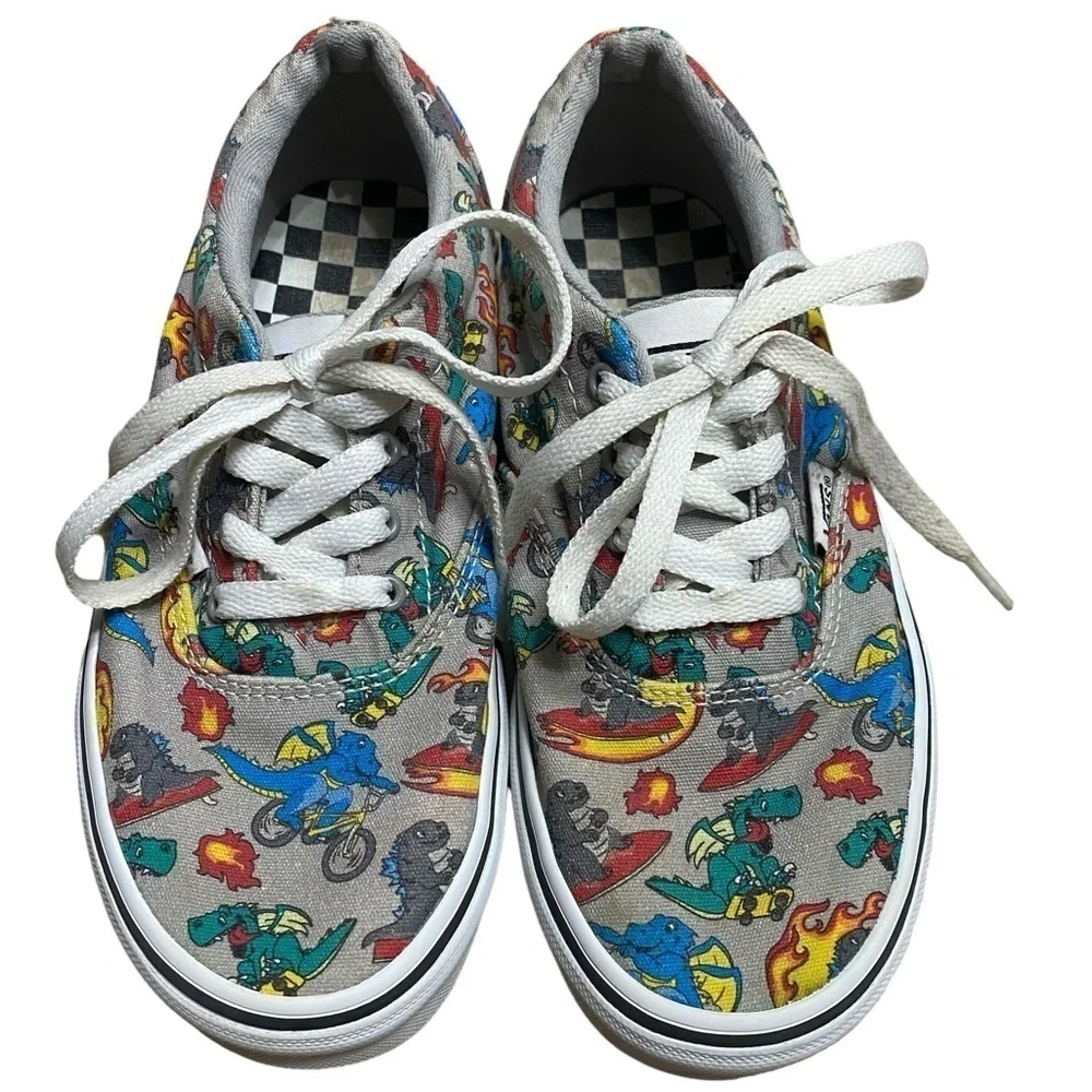 Vans Doheny Dragon Dinosaur Skater Sneaker Shoe Size 4